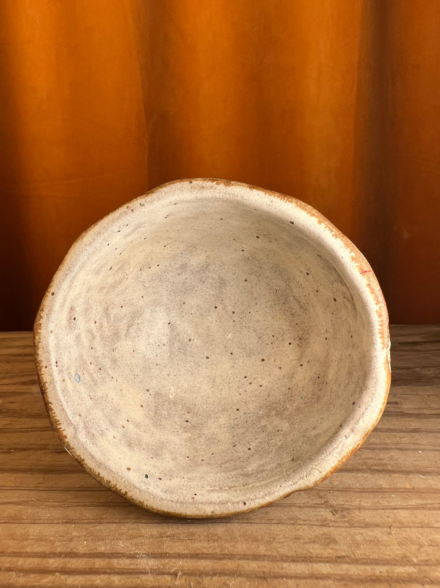 Kurinuki style single pottery shot glass - handmade pottery