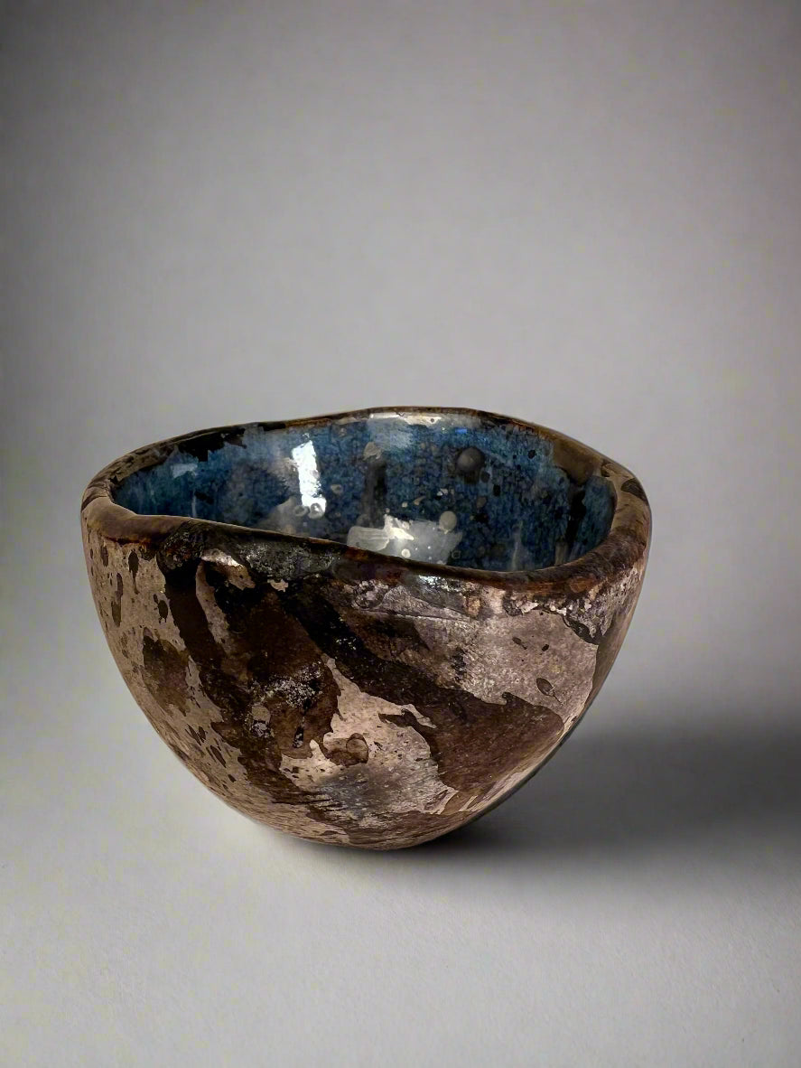 Single pottery shot glass- handmade pottery