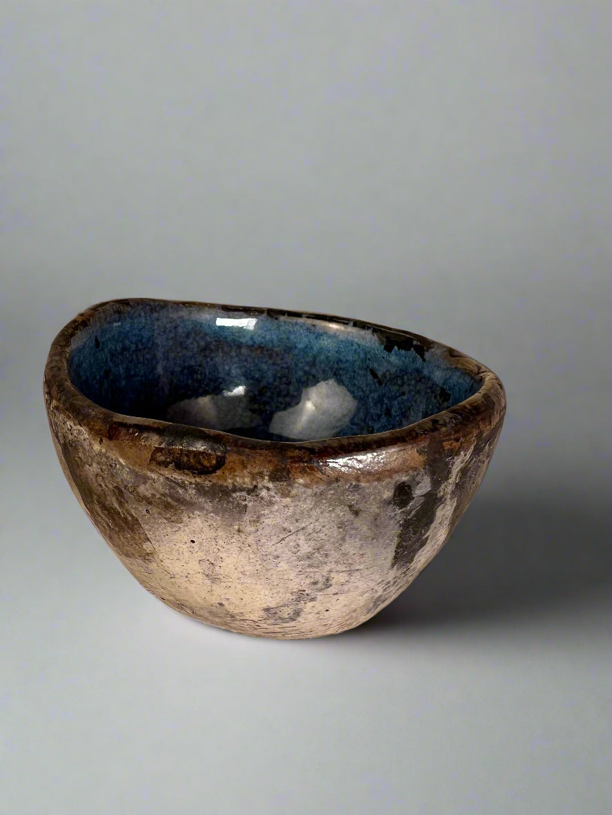 Single pottery shot glass- handmade pottery