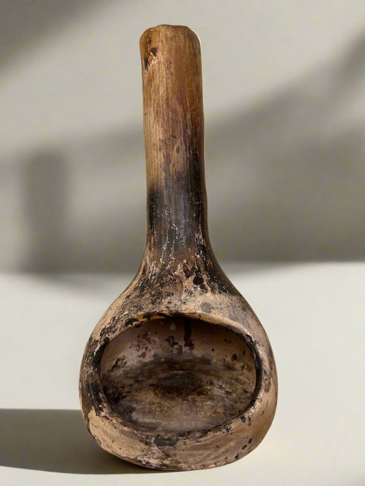 Incense burner chiminea - handmade pottery