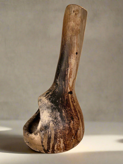 Incense burner chiminea - handmade pottery