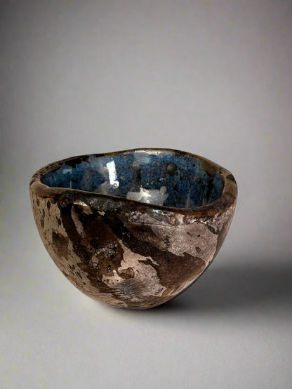 Single pottery shot glass- handmade pottery