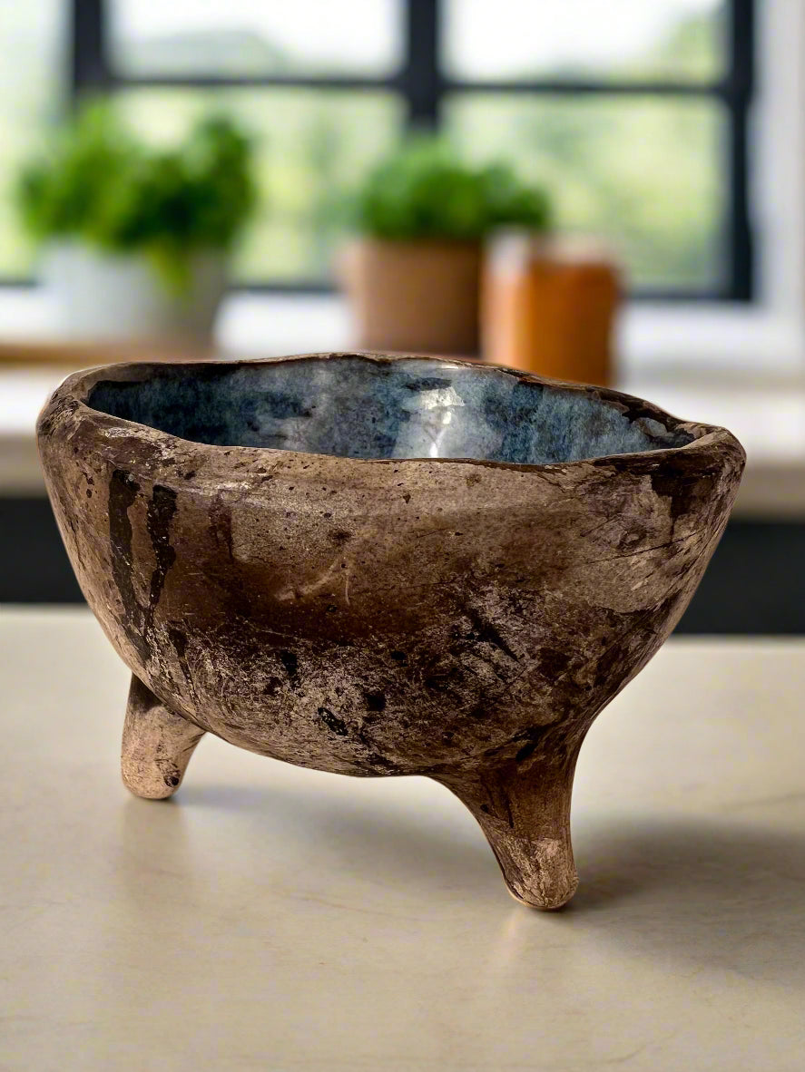Stoneware salsa bowl - handmade pottery