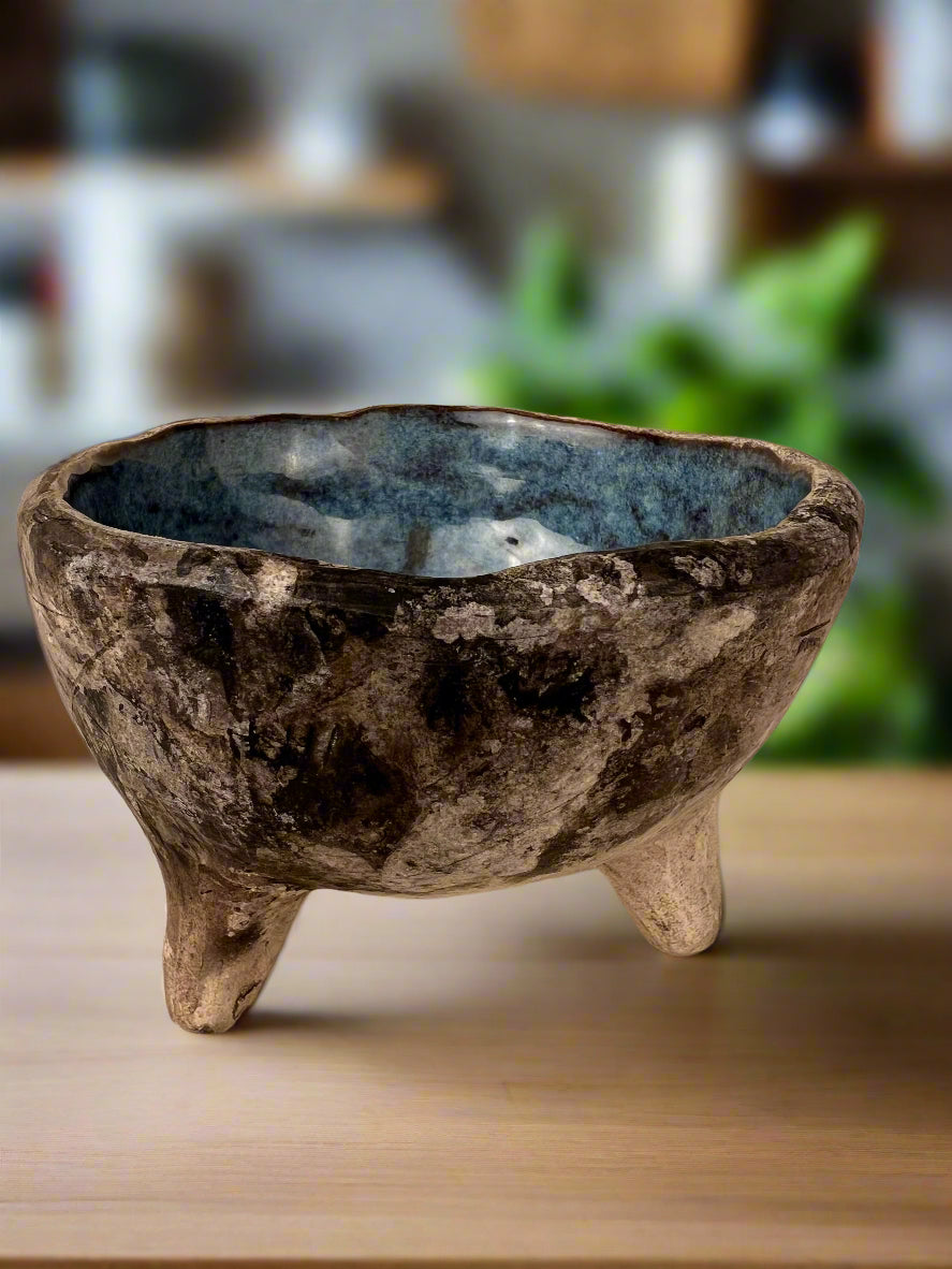 Stoneware salsa bowl - handmade pottery