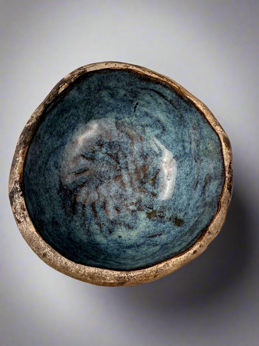 Stoneware salsa bowl - handmade pottery