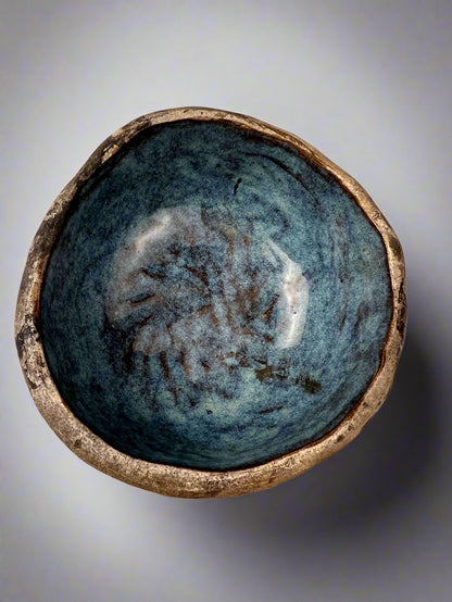 Stoneware salsa bowl - handmade pottery