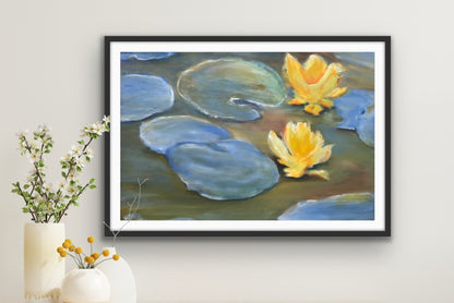 Lily Pad Study- Fine Art Print