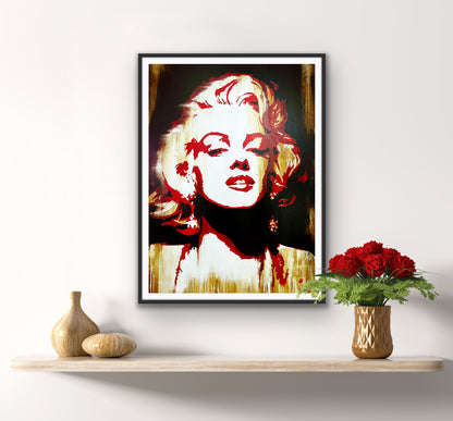 "Desire" - Marilyn Monroe- Fine Art Print